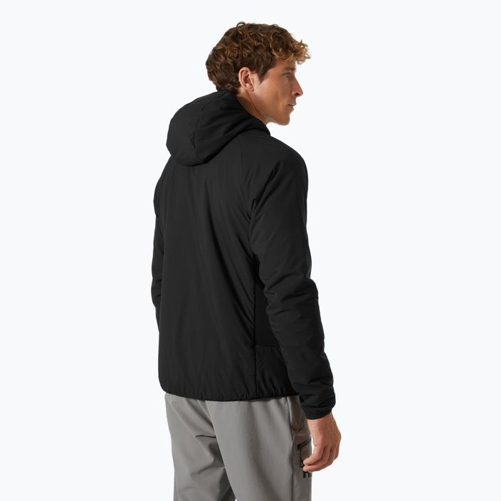 Férfi Helly Hansen Odin Lt Stretch Hood Ins 2.0 hibrid kabát fekete 2