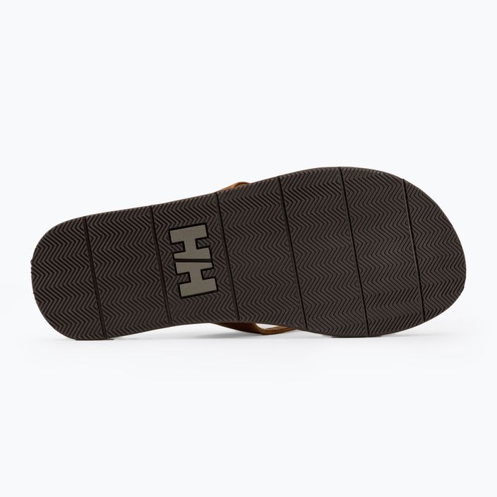 Férfi flip flopok Helly Hansen Seasand 2 Leather Sandals honey wheat 4