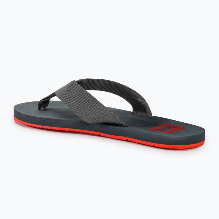 Férfi flip flopHelly Hansen Logo Sandals 2 ebony/cherry tomato 3