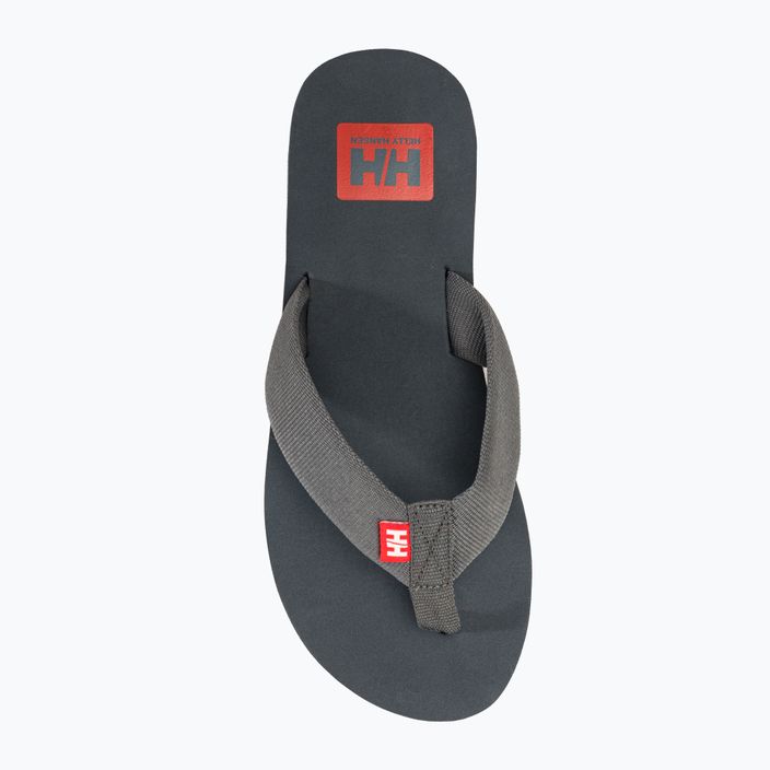 Férfi flip flopHelly Hansen Logo Sandals 2 ebony/cherry tomato 5