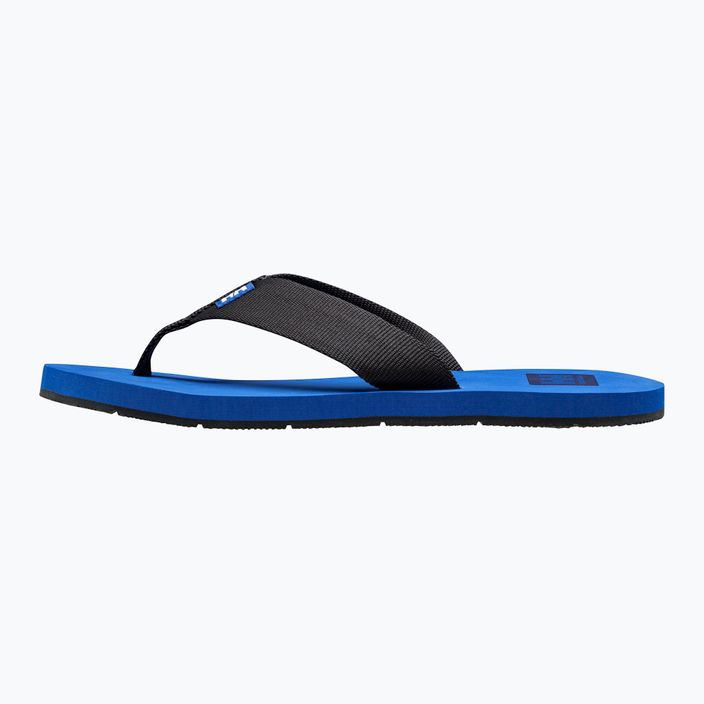 Férfi Helly Hansen Logo Sandals 2 ébenfa/kobalt flip flopok 10