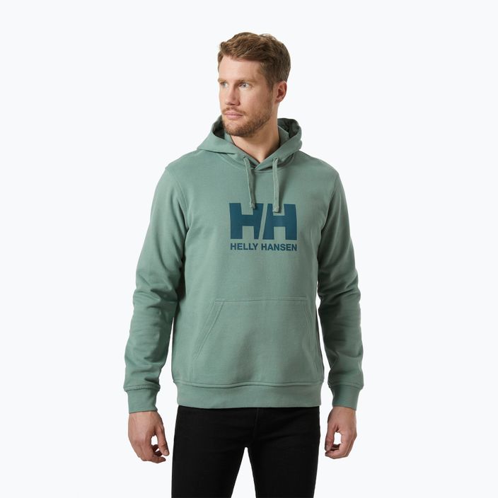 Férfi pulóver  Helly Hansen HH Logo Hoodie cactus