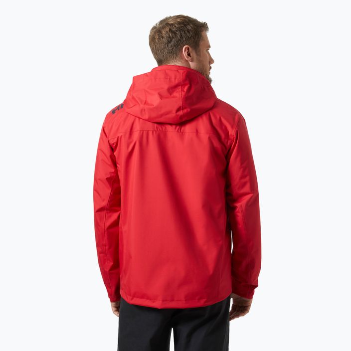 Férfi vitorlás dzseki Helly Hansen Crew Hooded Midlayer 2 piros 2