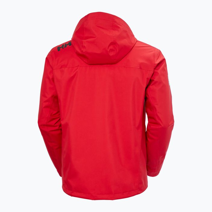 Férfi vitorlás dzseki Helly Hansen Crew Hooded Midlayer 2 piros 7