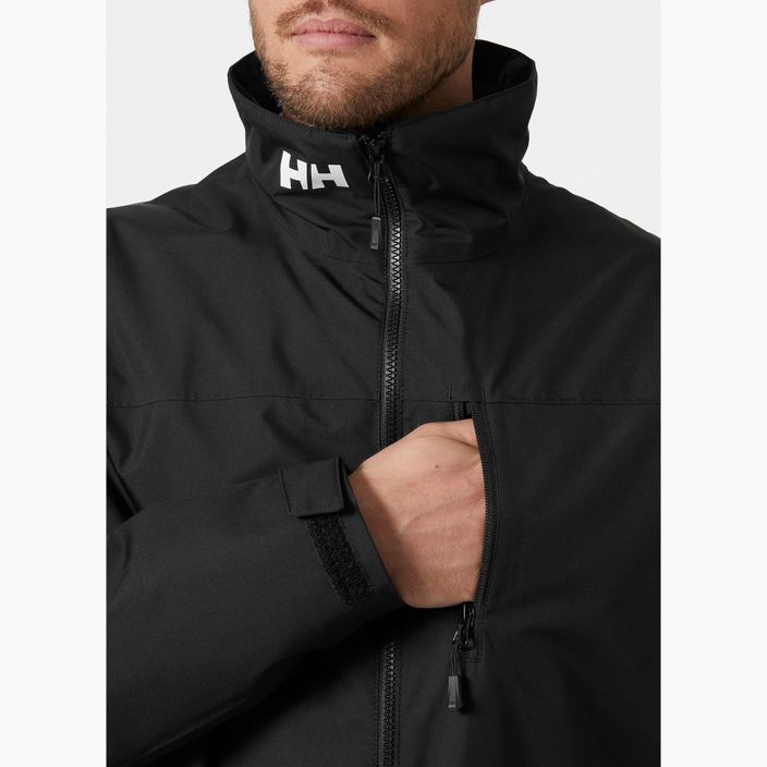 Férfi vitorlás kabát Helly Hansen Crew Midlayer 2 fekete 3