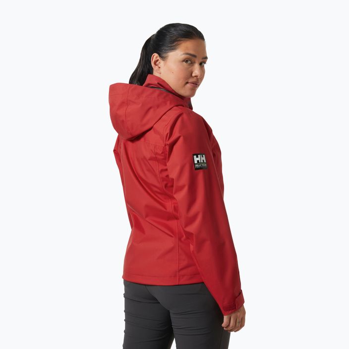 Női vitorlázó kabát Helly Hansen Crew Hooded 2.0 red 2