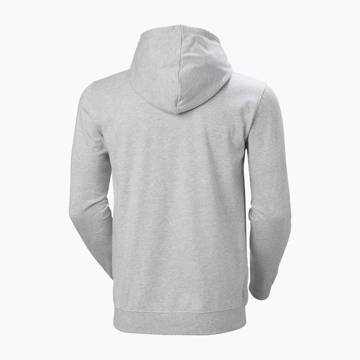 Férfi pulóver Helly Hansen Nord Graphic Pull Over Hoodie grey melang 2