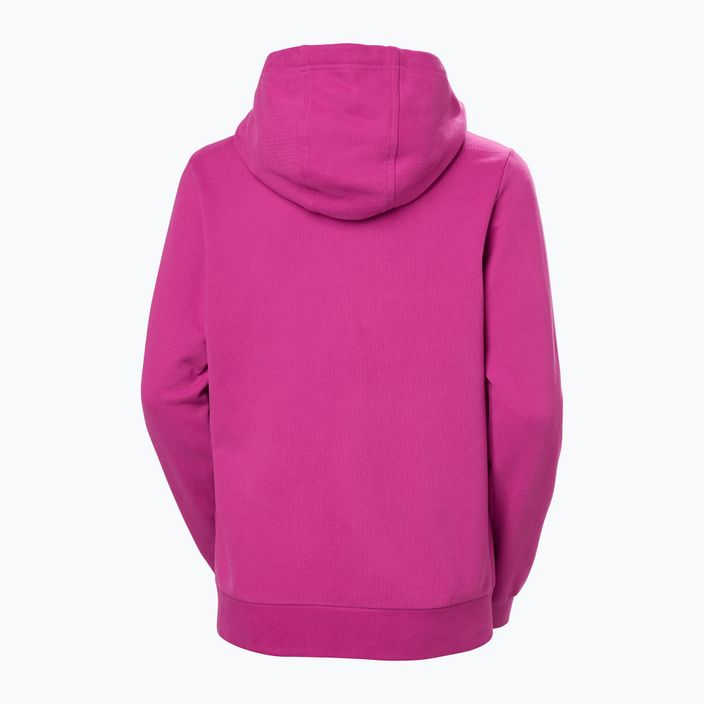 Női Helly Hansen HH Logo Full Zip Hoodie 2.0 magenta 2.0 6