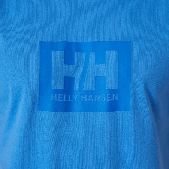 Férfi Helly Hansen HH Box ultra kék póló 5