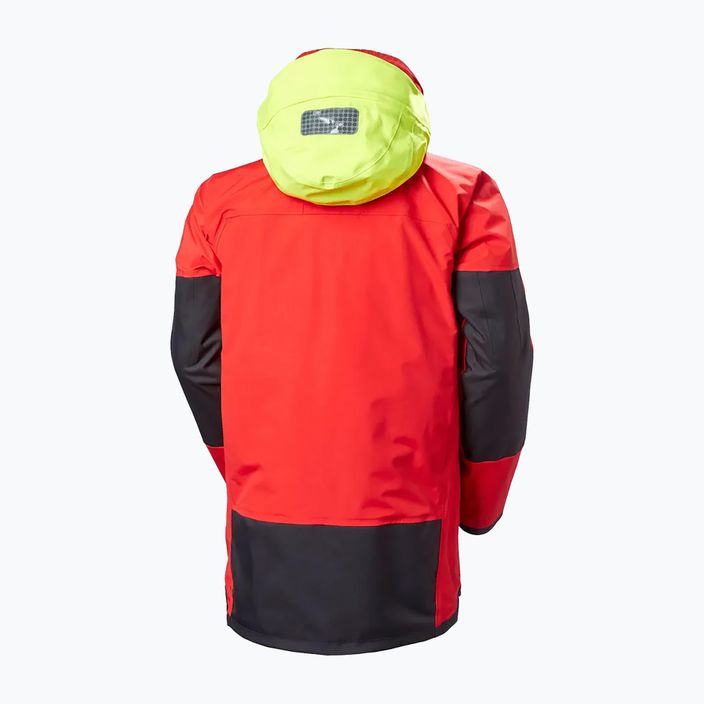 Helly Hansen Arctic Ocean 3in1 Parka vitorlás kabát riasztás piros 16