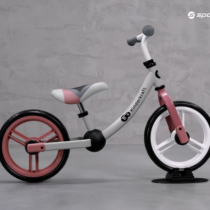 Kinderkraft kerékpár 2Way Next szürke-rózsaszín KR2WAY00PNK00000 7