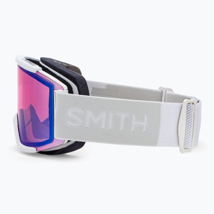 Smith Squad fehér vapor/chromapop fotokrómozott rózsaszín villogó síszemüveg M00668 4