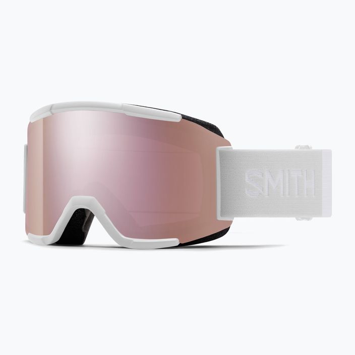Smith Squad fehér vapor/chromapop fotokrómozott rózsaszín villogó síszemüveg M00668 6