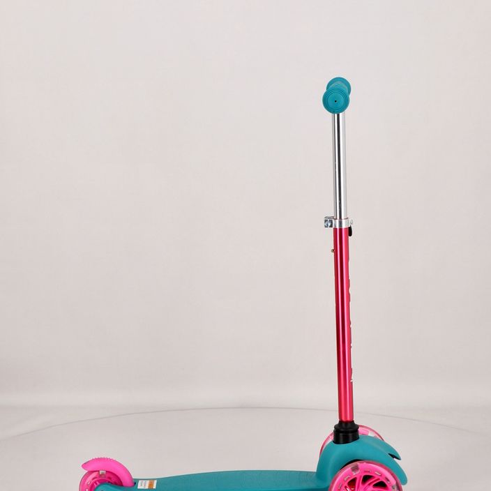 Gyermek háromkerekű robogó Meteor Tucan kék-rózsaszín 22557 11