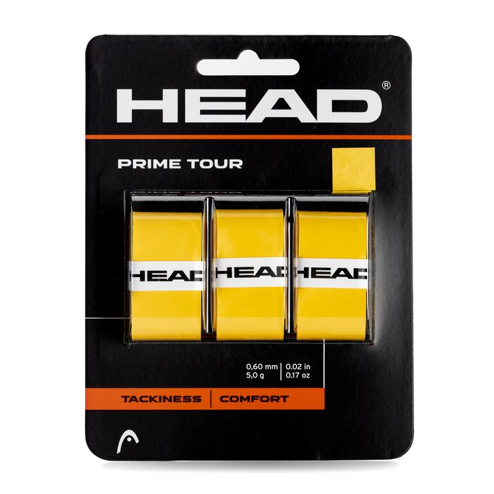 HEAD Prime Tour 3db teniszpakolás sárga 285621 2