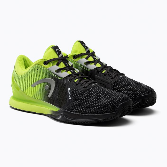 HEAD férfi tenisz cipő Sprint Pro 3.0 SF Clay fekete/zöld 273091 5