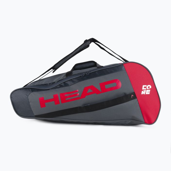Tenisz táska HEAD Core 9R Supercombi piros 283391 2
