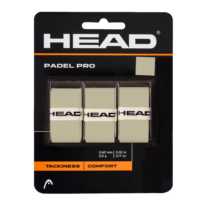 HEAD Padel Pro ütőburkolatok 3 db. sárga 2