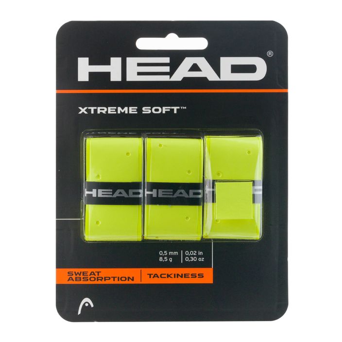 HEAD Xtremesoft Grip Overwrap Sárga 285104 2