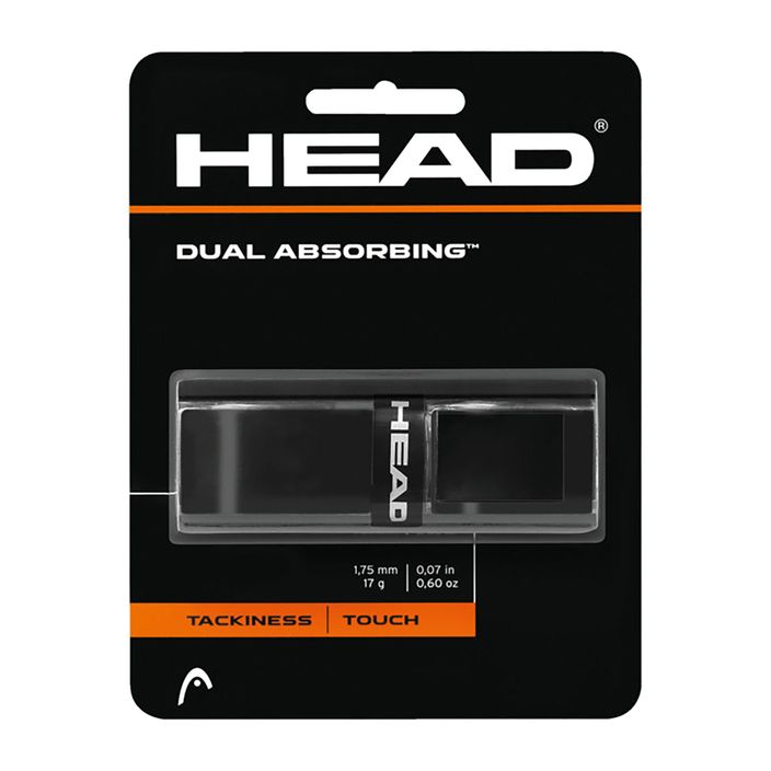 HEAD Dual Absorbing Grip ütőfólia fekete 285034 2