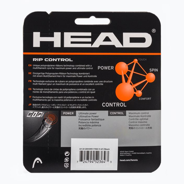 HEAD Rip Control teniszhúr fekete 281099 2