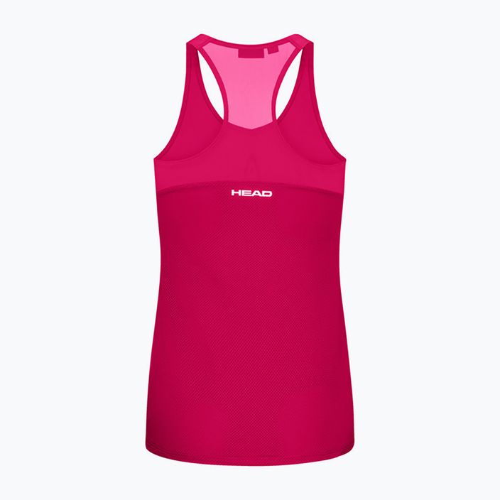 HEAD női tenisz póló Spirit Tank Top piros 814683MU 2
