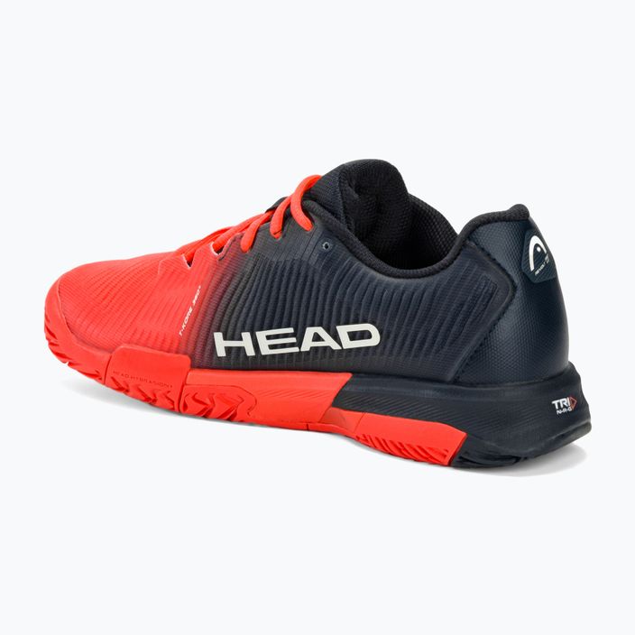HEAD Revolt Pro 4.0 férfi teniszcipő áfonya/tüzes korall 3