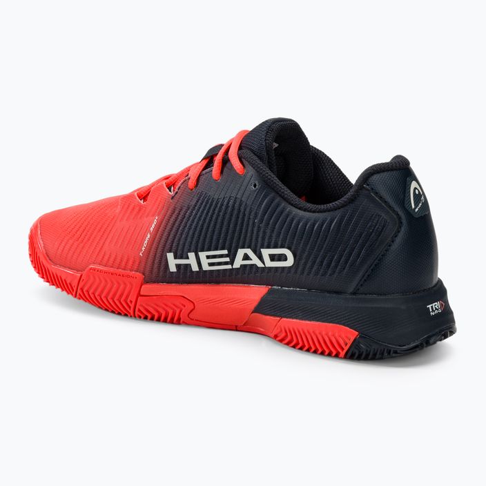 HEAD Revolt Pro 4.0 Clay áfonya/tüzes korall férfi teniszcipő 3