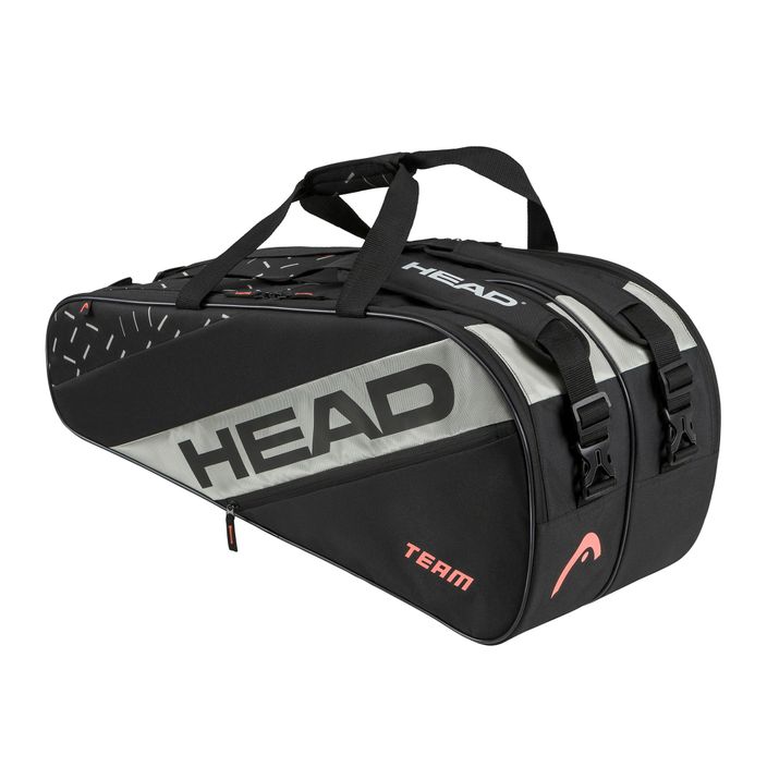 Tenisz táskaHEAD Team Racquet Bag L black/ceramic 2