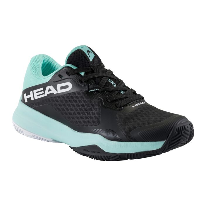 HEAD Motion Team Padel női padel cipő fekete/aqua 2