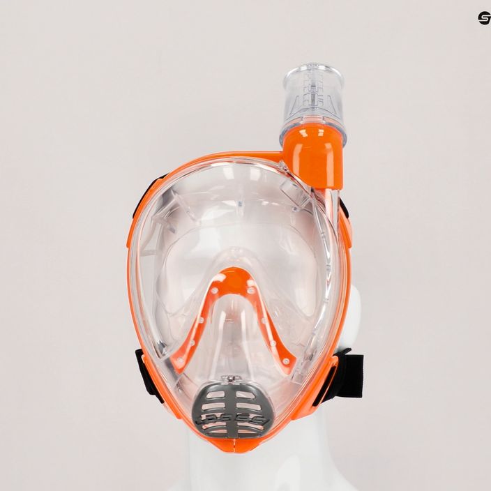 Cressi Baron teljes arcú gyermek snorkel maszk narancssárga XDT0360085 6