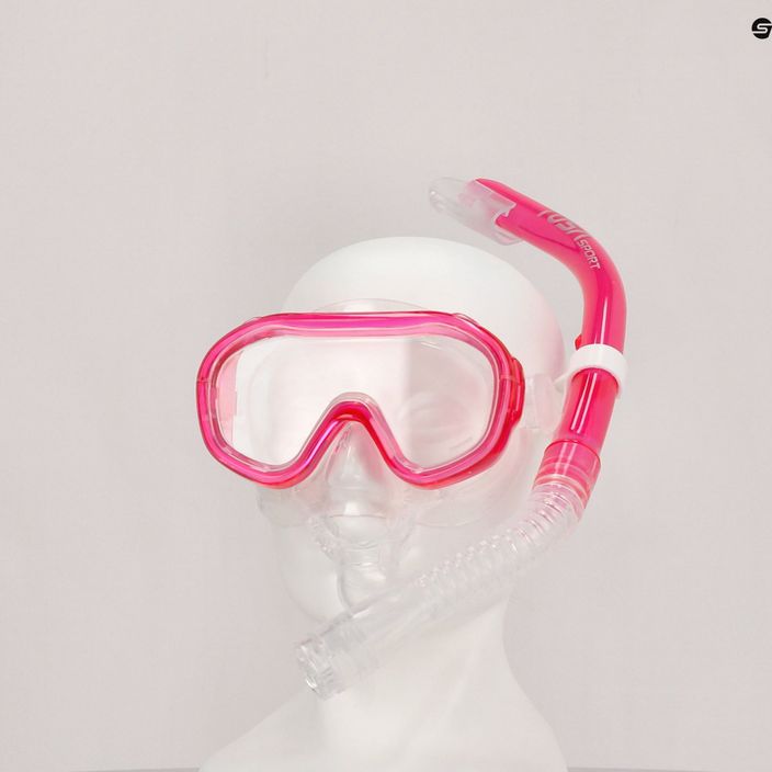 TUSA búvárszett maszk + snorkel rózsaszín UC-0211PFY 2