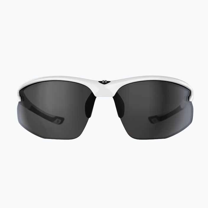 Bliz Motion + S3 fényes fehér / füst ezüst tükör kerékpáros szemüveg 4