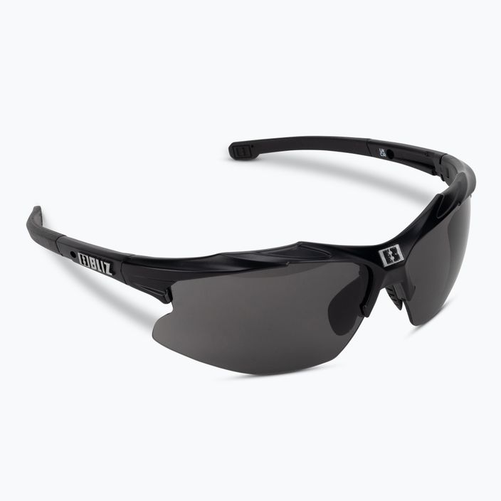 Bliz Hybrid S3 fényes fekete / füstös kerékpáros szemüveg 2