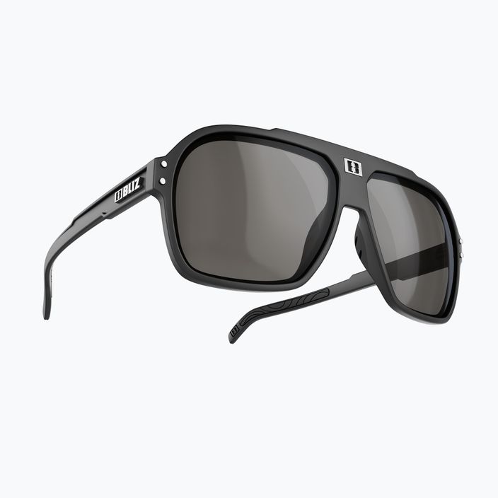 Bliz Targa S3 matt fekete / füst ezüst tükör kerékpáros szemüvegek 2