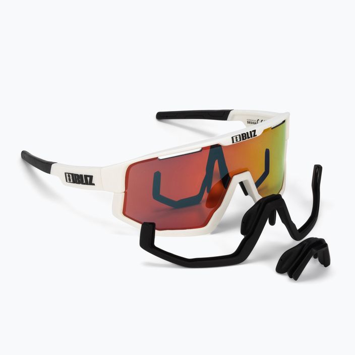 Bliz Fusion S3 matt fehér / füstvörös multi 52105-00 kerékpáros szemüveg