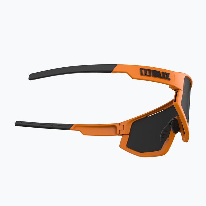 Bliz Fusion S3 matt neon narancssárga/füstös kerékpáros szemüveg 5