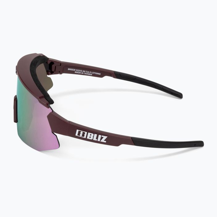 Bliz Breeze Small S3+S1 matt bordó / barna rózsaszín / rózsaszín kerékpáros szemüveg 52212-44 5