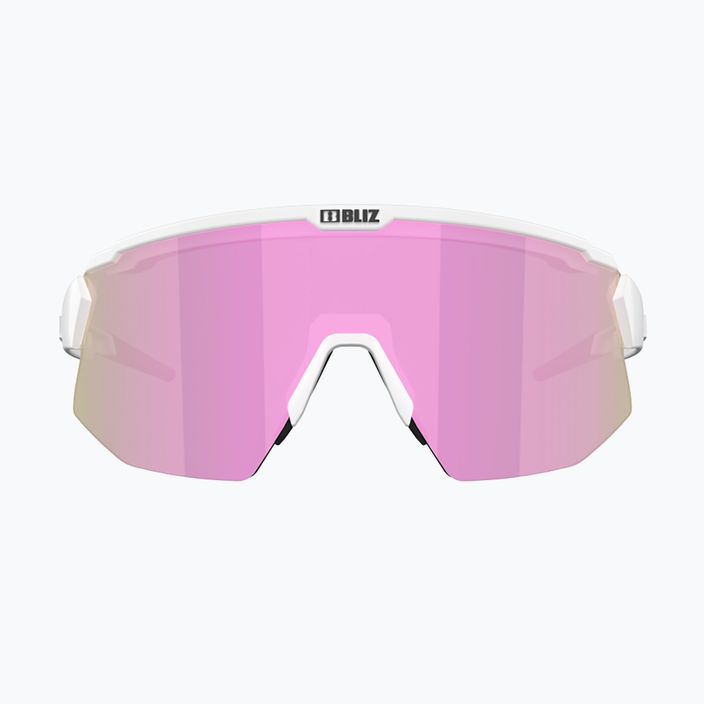 Bliz Breeze Small S3+S0 matt fehér/barna rózsaszín rózsaszín multi/tiszta kerékpáros szemüveg 3
