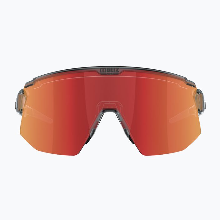 Bliz Breeze S3+S2 átlátszó sötétszürke/barna piros multi/narancssárga kerékpáros szemüveg 3