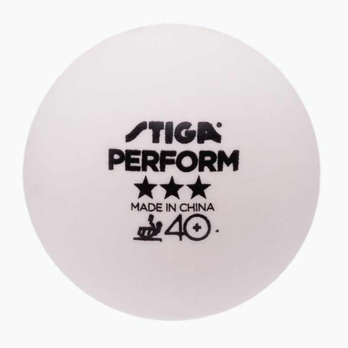 STIGA Perform 3-Star asztalitenisz labdák 6 db fehér. 2