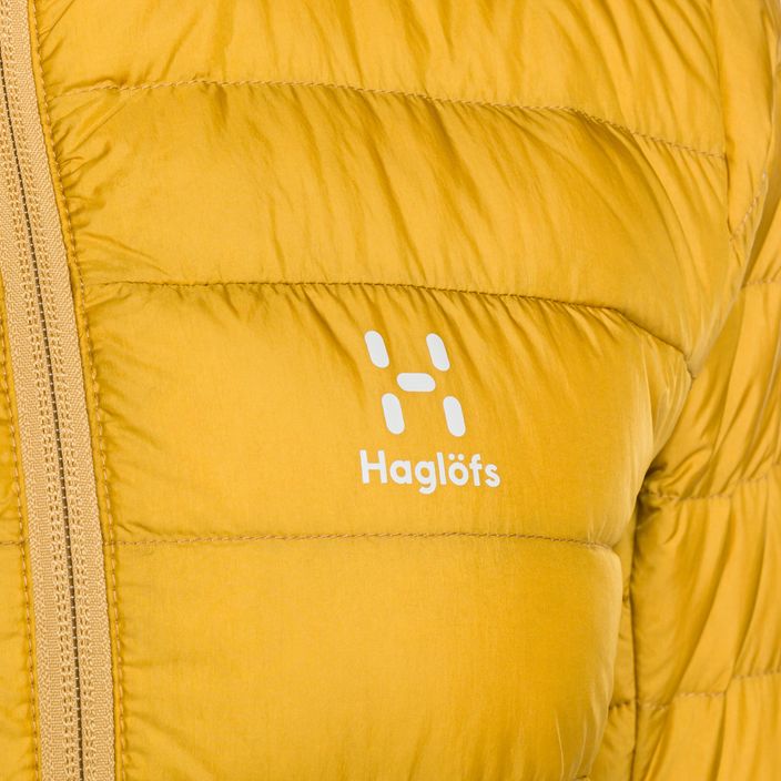 Női pehelypaplan Haglöfs Micro Nordic Down Hood sárga 6050484Q4010 3