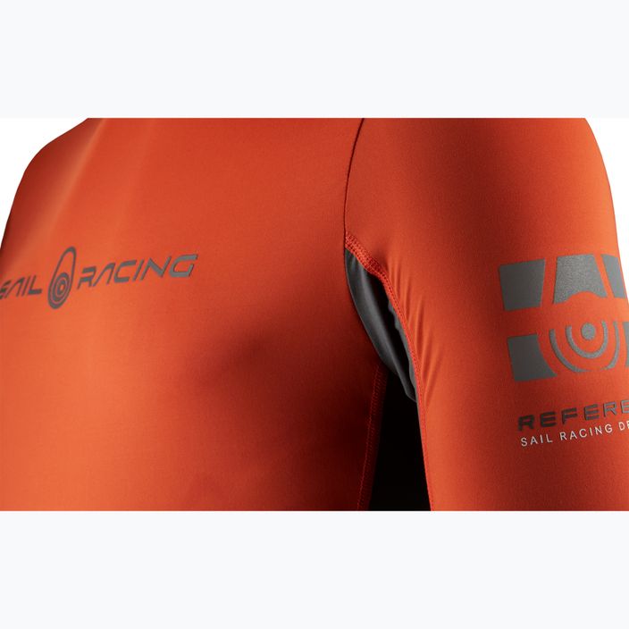 Férfi Sail Racing Reference LS Rashguard hosszú ujjú tüzes piros 4