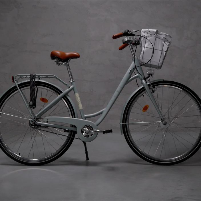 Női városi kerékpár Romet Pop Art 28 Lux szürke 2228565 17