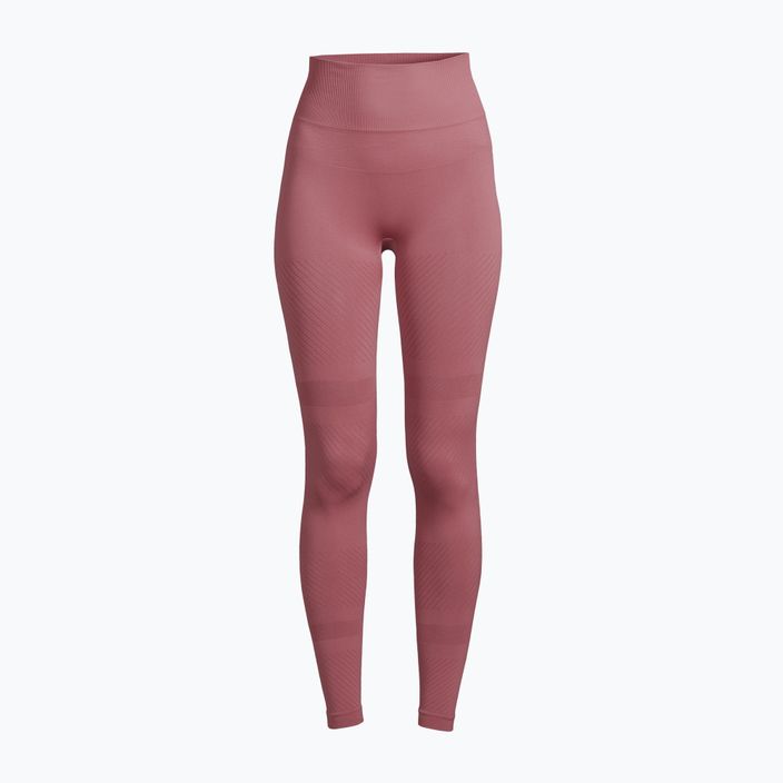 Női edzés leggings Casall Essential Block Seamless magas derékrész rózsaszín 21514 5