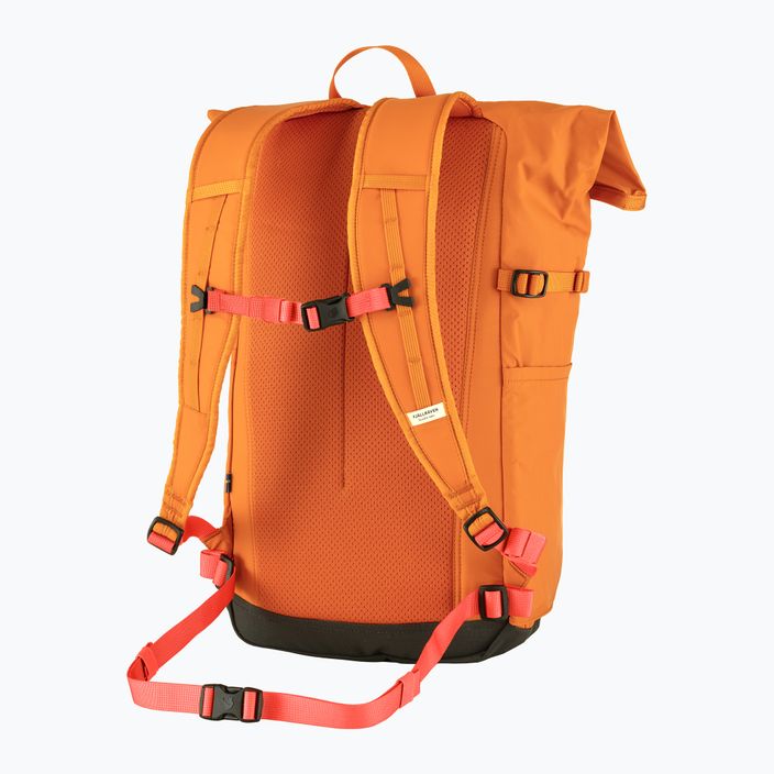 Fjällräven High Coast Foldsack 24 l naplemente narancssárga túra hátizsák 3