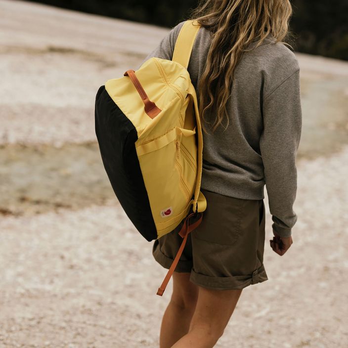 Fjällräven High Coast Duffel túratáska 36 l sárga színű 7