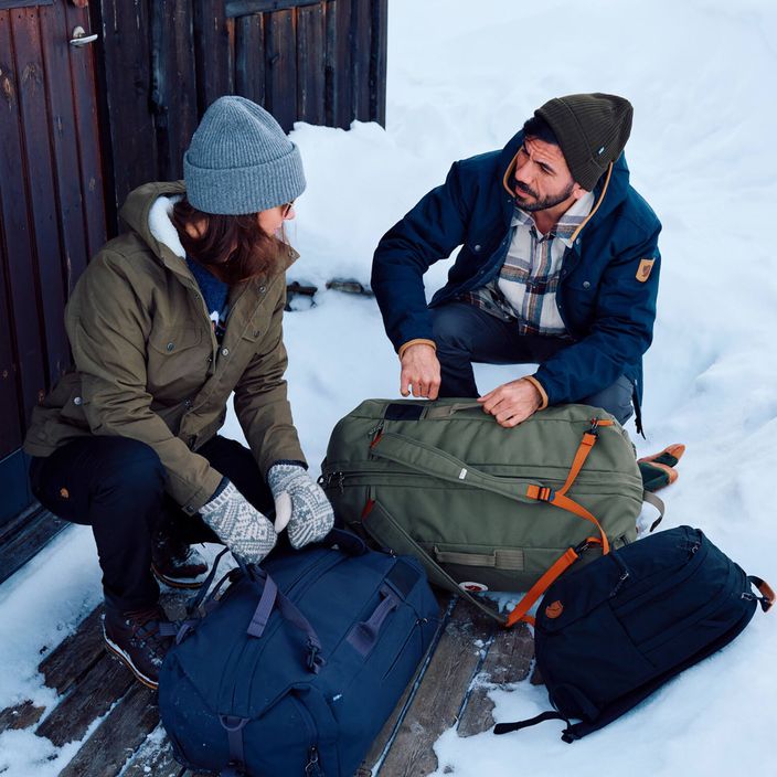 Fjällräven Färden Duffel utazótáska 80 l zöld 10