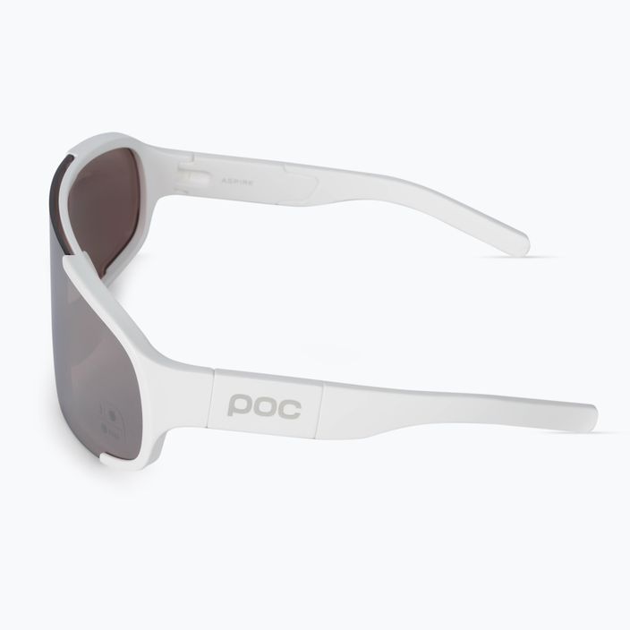 Kerékpáros szemüveg POC Aspire hydrogen white/clarity road silver 4