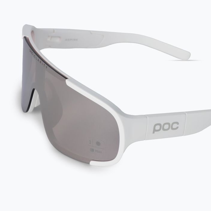Kerékpáros szemüveg POC Aspire hydrogen white/clarity road silver 5